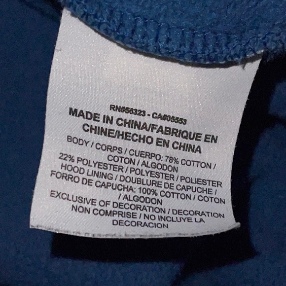 NIKE AIR JORDAN “Flight” Hoodie Blue/Gray Men’s Size XXL Pre-owned - Picture 4 of 6